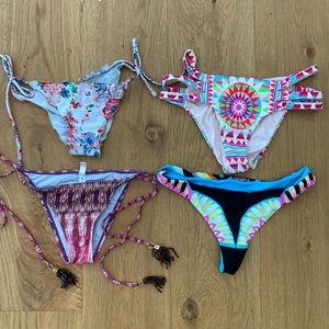 Mixed MARA HOFFMAN/ PILY Q bikini bottoms!